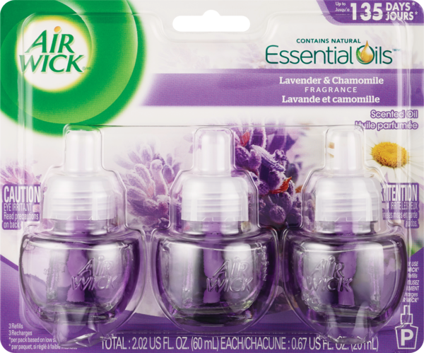 Airwick Scented Oil Refills Lavender 3-0.67oz