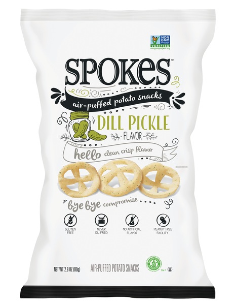 Spokes Air-Puffed Potato Snacks, 2.8 OZ