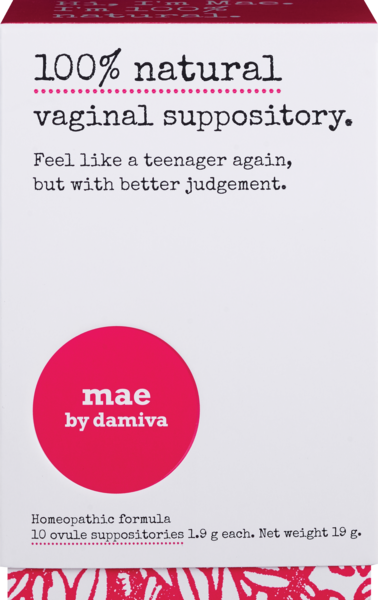 Mae 100% Natural Vaginal Suppository