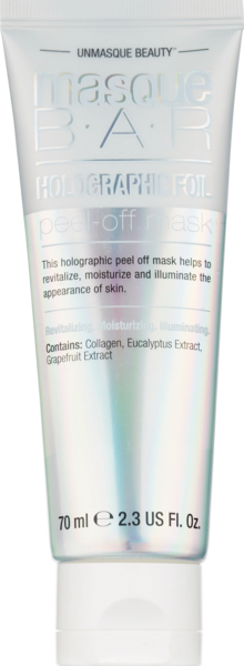 Masque Bar Hologrpahic Foil Peel-Off Mask, 2.3 OZ