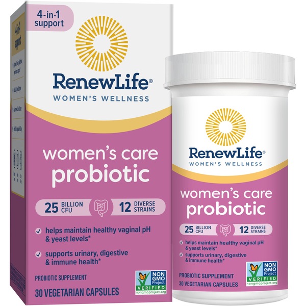 Renew Life Women’s Probiotic - Ultimate Flora Women's Care Probiotic Supplement - 25 Billion CFU