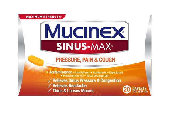 Clicking on the image opens a new modal with 1 larger images of Mucinex Sinus-Max Day and Night Caplets, 20CT. Some images may not have descriptive text. 1 out of 1.