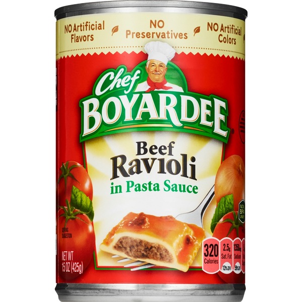 Chef Boyardee Beef Ravioli in Tomato&Meat Sauce (Can)