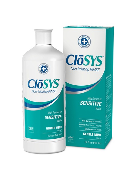 CloSYS Sensitive Mouthwash, Gentle Mint, 32 OZ