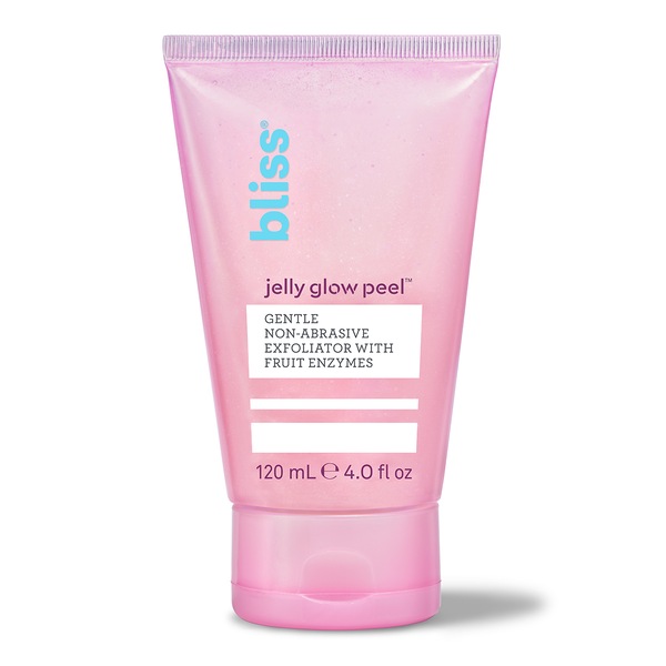 Clicking on the image opens a new modal with 1 larger images of Bliss Jelly Glow Peel: Gentle Non-Abrasive Exfoliator With Fruit Enzymes. Some images may not have descriptive text. 1 out of 1.