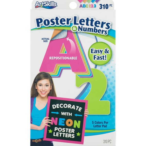 Art Skills Quick Letter Pads 