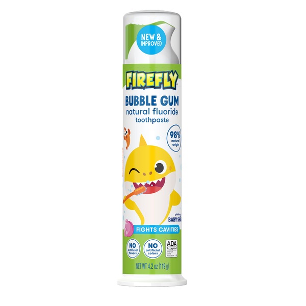 Firefly Natural Anticavity Fluoride Toothpaste, 4.2 OZ