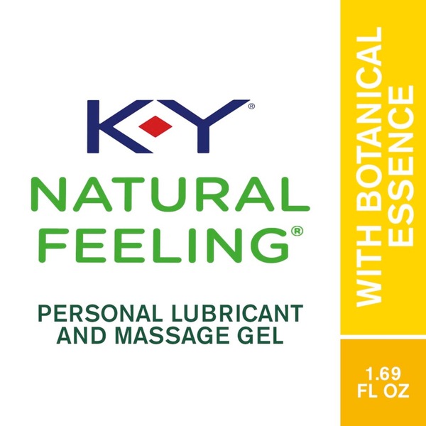 K-Y Natural Feel Lubricant with Botanical Essence, 1.69 OZ