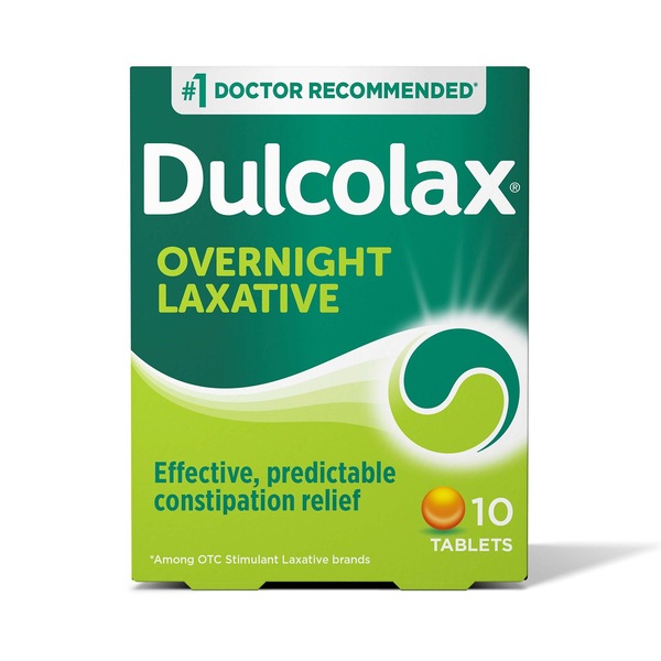 Dulcolax Laxative Tablets for Overnight Relief