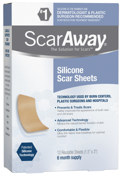 SCAR AWAY SILICONE SCAR SHEETS