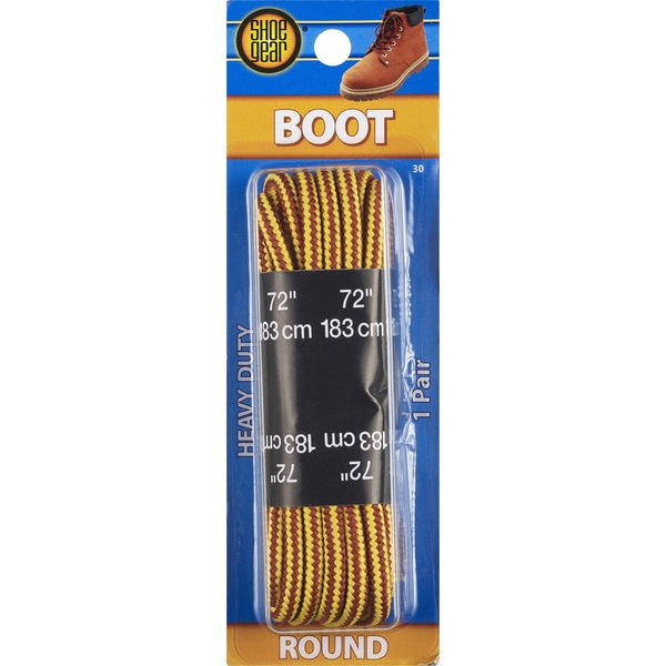 Shoe Gear Nylon Boot Laces 72 Inches Tan Multi