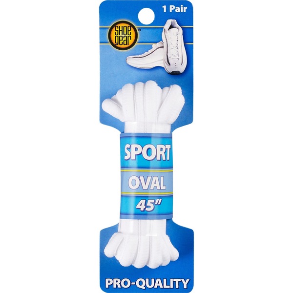 Shoe Gear Sport Oval 45 Inches Laces White