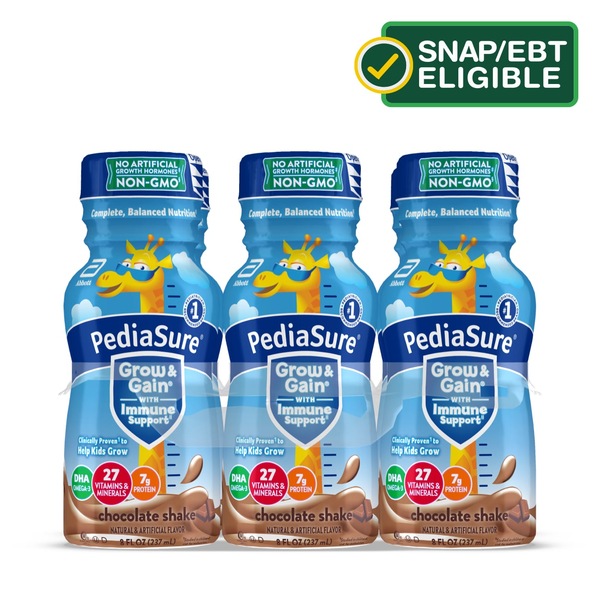 PediaSure Grow & Gain Kids’ Nutritional Shake Ready-to-Drink 8 fl oz, 6CT