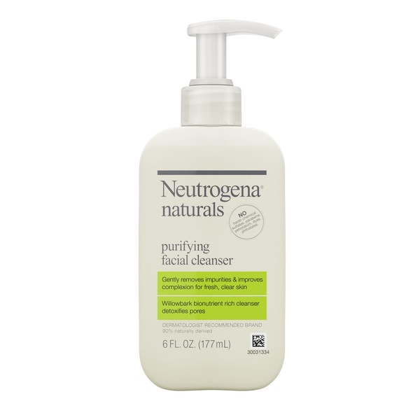 Clicking on the image opens a new modal with 1 larger images of Neutrogena Naturals Purifying Face Wash with Salicylic Acid, 6 OZ. Some images may not have descriptive text. 1 out of 1.