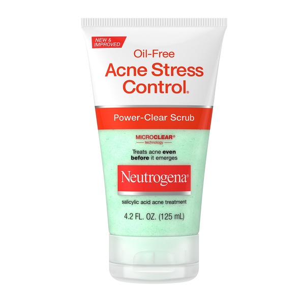 Neutrogena Oil-Free Acne Stress Control Power-Clear Scrub, 4.2 OZ