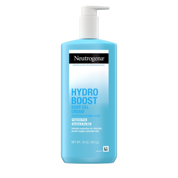 Neutrogena Hydro Boost Body Gel Cream, Fragrance-Free, 16 OZ