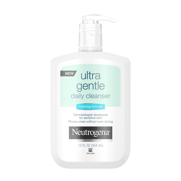 Clicking on the image opens a new modal with 1 larger images of Neutrogena Ultra Gentle Daily Foaming Facial Cleanser, 12 OZ. Some images may not have descriptive text. 1 out of 1.