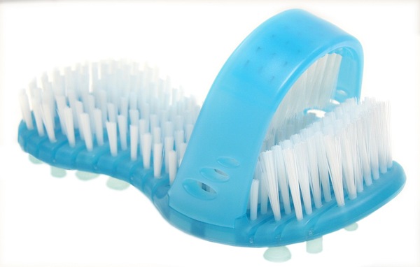 Shower Sandal Foot Scrubber - Blue