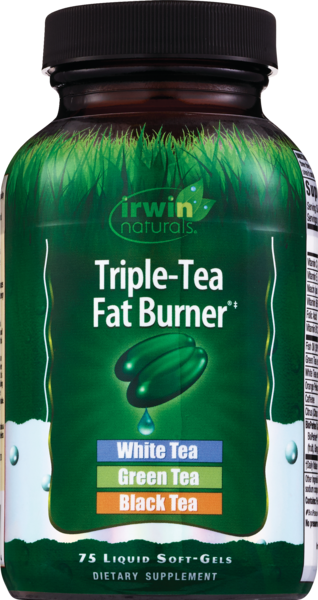 Irwin Naturals Triple- Tea Fat Burner Liquid Softgels, 75CT