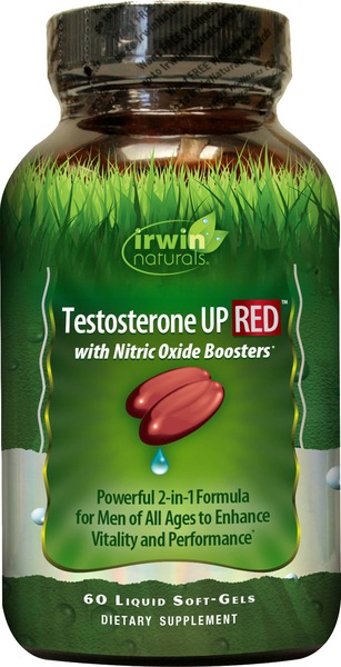 Irwin Naturals Testosterone Up Red plus BioPerine Softgels, 60CT