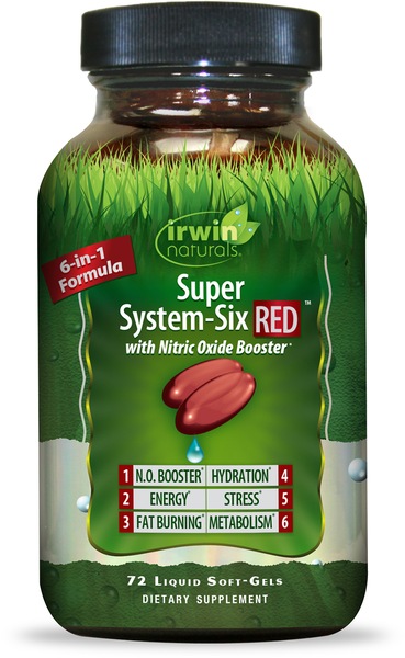 Irwin Naturals Super System-Six RED, 72CT
