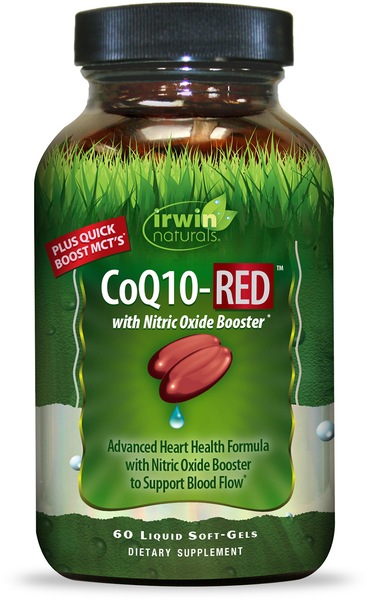 Clicking on the image opens a new modal with 1 larger images of Irwin Naturals CoQ10 RED, 60CT. Some images may not have descriptive text. 1 out of 1.