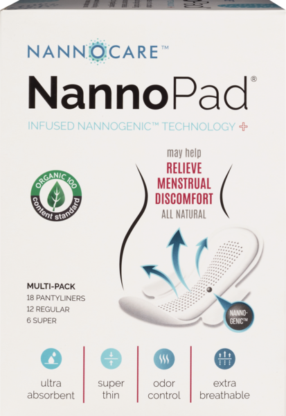 NannoPad Multipack, Organic cotton pads and liners