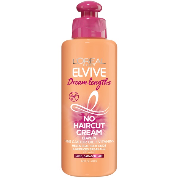 L'Oreal Paris Elvive Dream Lengths No Haircut Cream Leave In Conditioner, 6.8 OZ