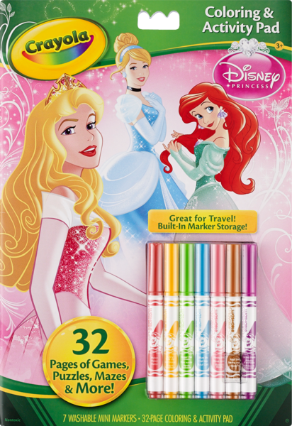 Crayola Disney Princess Coloring & Activity Pad