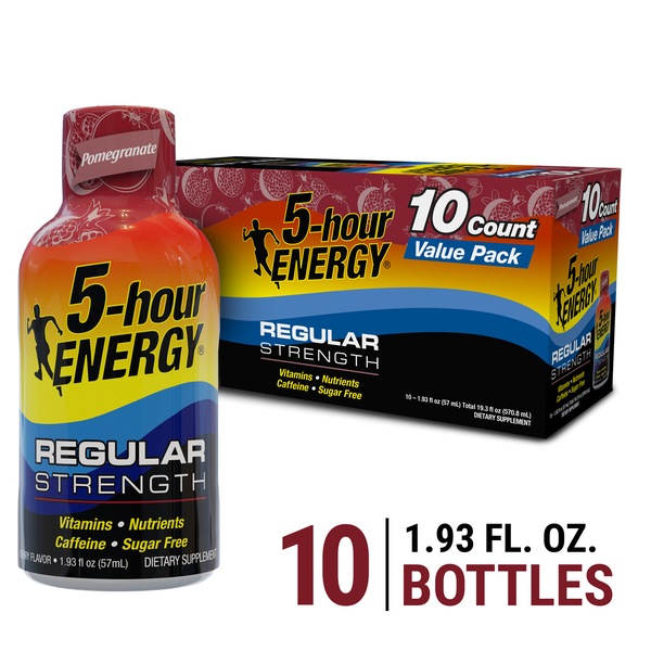5-hour ENERGY Shot, Regular Strength, 1.93 OZ, 6 pack