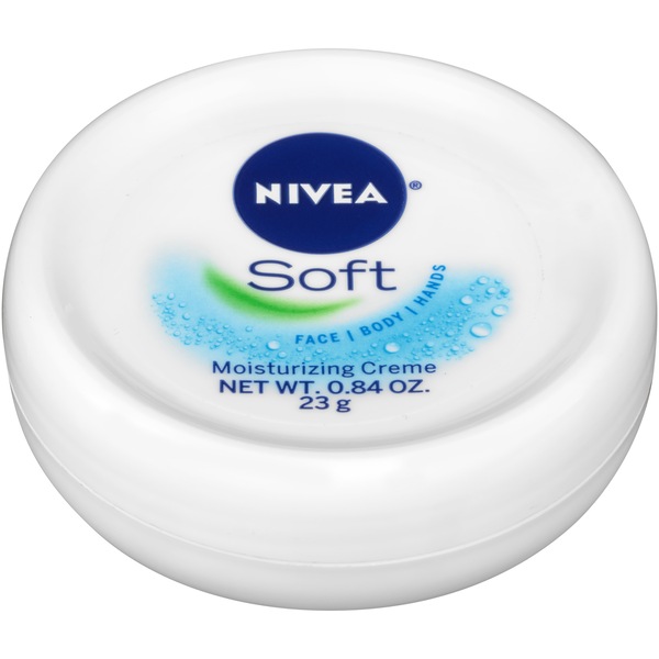 NIVEA Soft Moisturizing Creme Body, Face and Hand Cream, 0.84 OZ