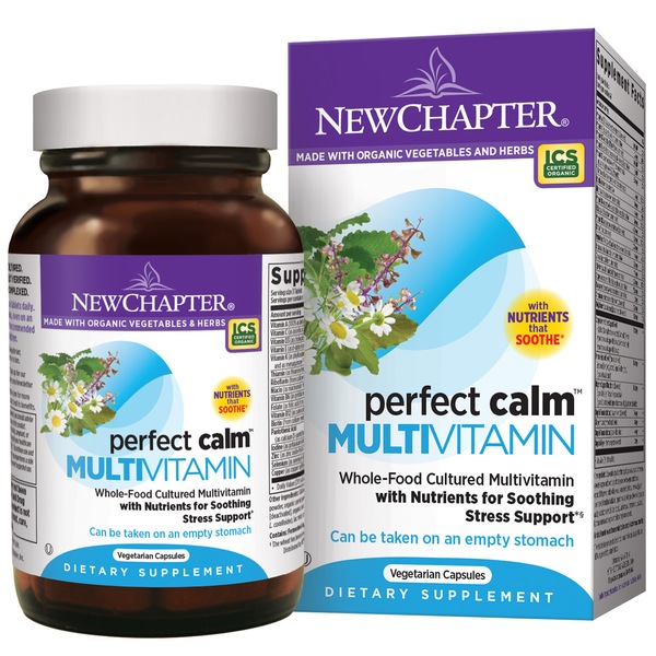 New Chapter Perfect Calm Multivitamin, Men's & Women's Multivitamin, 72 CT