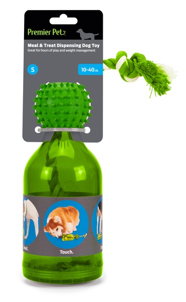 Clicking on the image opens a new modal with 1 larger images of Premier Pet Meal & Treat Dispensing Dog Toy, Small, 10-40 lb Dog. Some images may not have descriptive text. 1 out of 1.