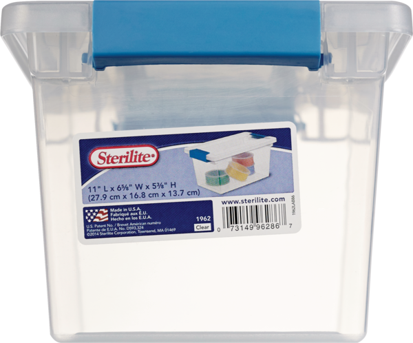 Sterilite Food Storage Container, 11"x6"x5"