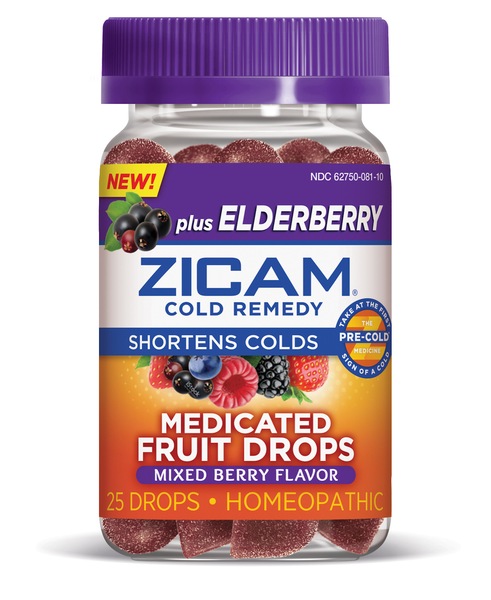 Homeopathic Zicam +Medicated Fruit Drop + Elderberry