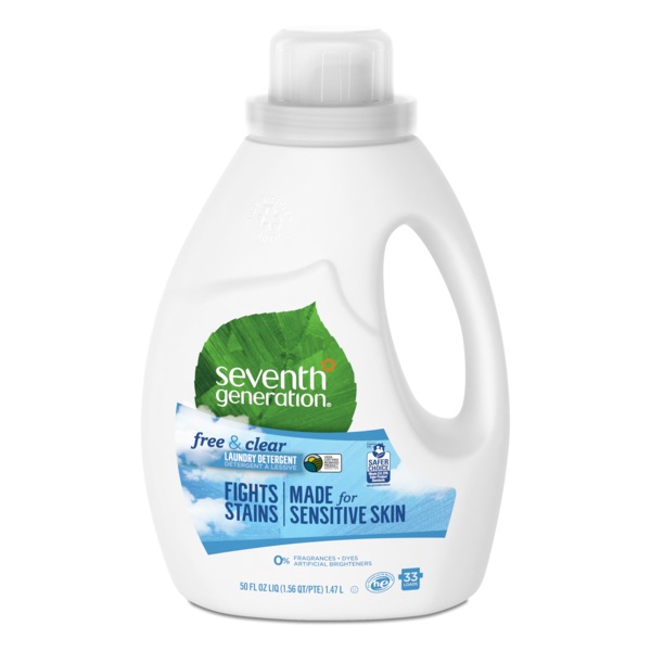 Seventh Generation Natural Laundry Detergent, Free & Clear