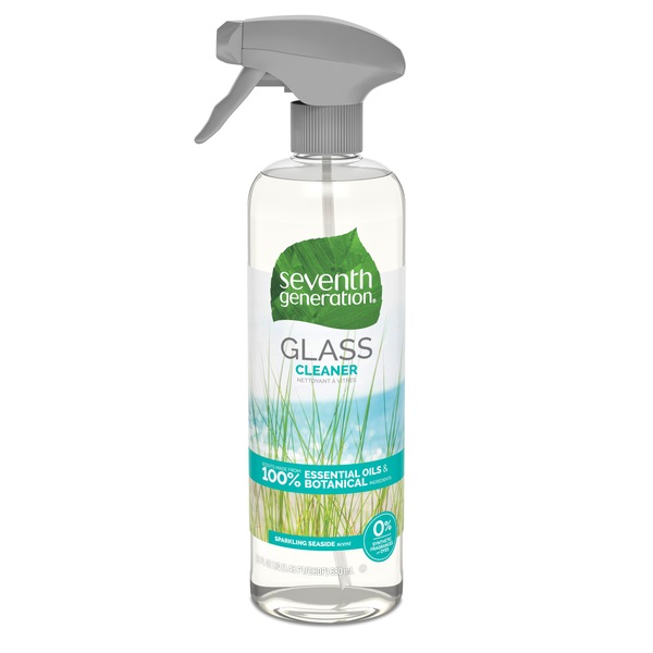 Seventh Generation Glass Cleaner, Sparkling Seaside, 23 OZ