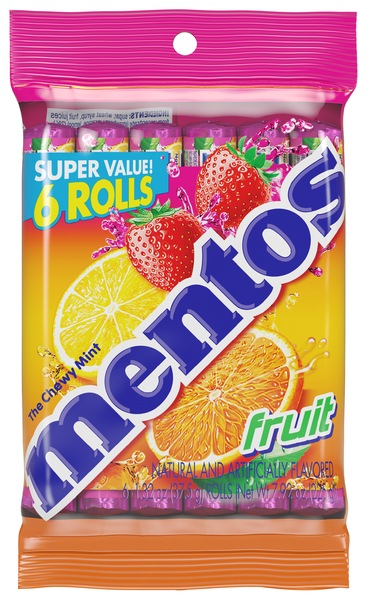 Mentos Rolls 6 pack - Fruit