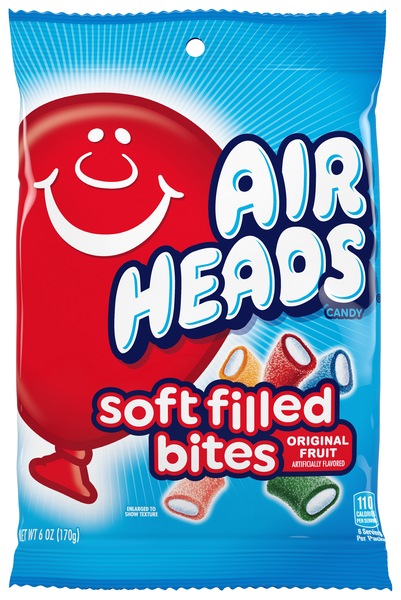 Airheads Soft Filled Bites, Original Fruit Flavor, 6 OZ