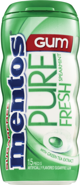 Mentos Pocket Bottle Gum-Spearmint