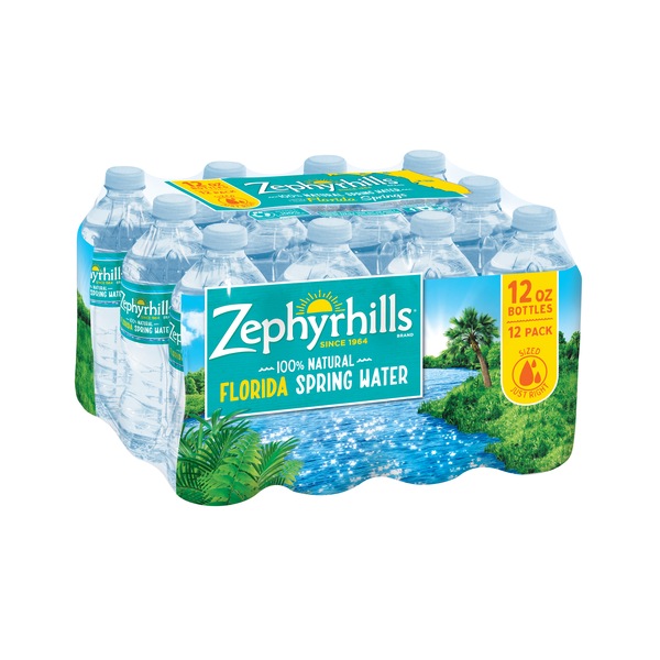 Zephyrhills Drinking Water SPRING 12-Pack of 12oz Bottles