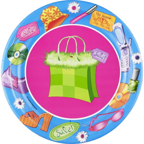 Shopping Spree Dinner Plate