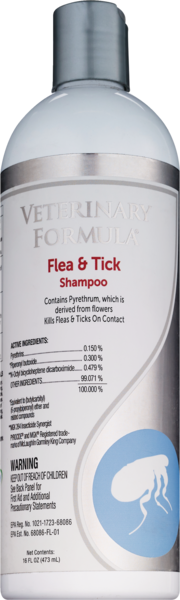 Veterinary Formula Flea & Tick Shampoo, 16 OZ