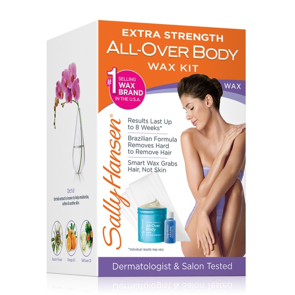 Sally Hansen Extra Strength All-Over Body Wax Hair Removal Kit