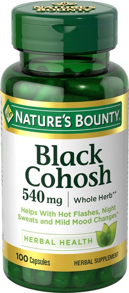 NATURE'S BOUNTY BLACK COHOSH 540 MG