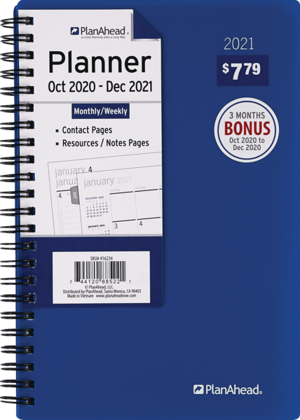 Plan Ahead Med 18 Month Dated Planner