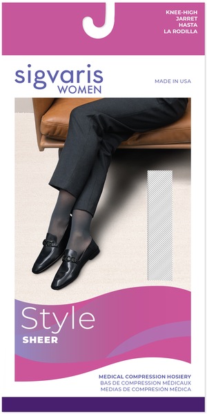 Sigvaris 782C Style Sheer Compression Hosiery 20-30mmHg