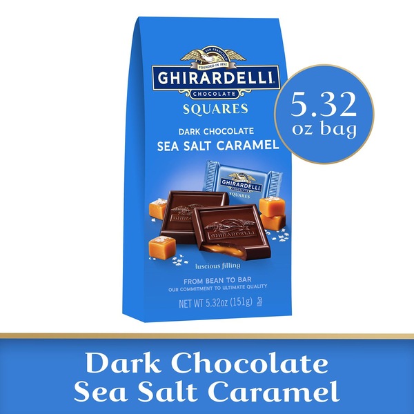 Ghiradelli Squares Dark & Sea Salt Caramel