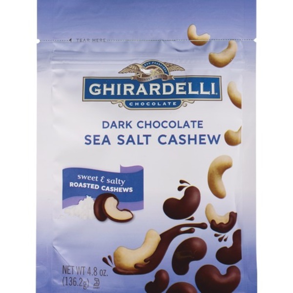 Ghirardelli Sea Salt Cashews, 4.8 OZ