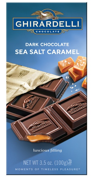 Ghirardelli Dark & Sea Salt Caramel Filling